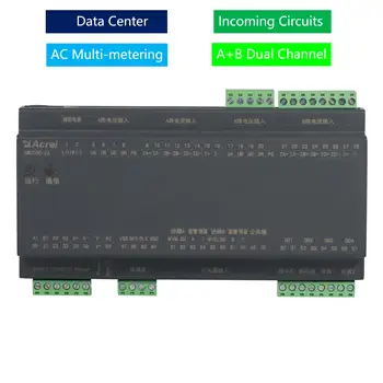 Acrel AMC100-ZA Inteligente Medidor de Energia com 2 Circuitos para o Centro de Dados da IDC para os Principais Circuitos com rs485