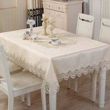 koronkowe stoliki fazer kawy tkanina osłona biurka na stół olejoodporny wodoodporny wystrój pokoju weselnego