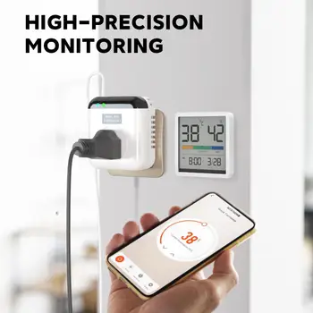 Tuya wi-Fi Smart Termostato de Controle de Temperatura do Sistema 16A 250V tomada Inteligente de Energia do Monitor de Trabalhar Com Alexa Inicial do Google