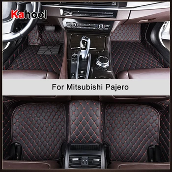 KAHOOL tapete para carros Personalizados Para Mitsubishi Pajero V73 V93 V77 V97 Auto Acessórios do Pé Tapete