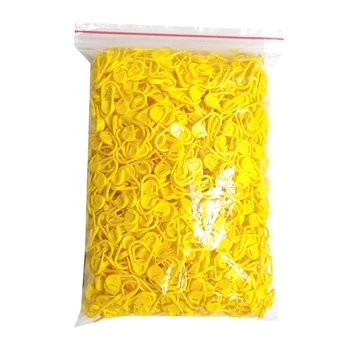 Embalagem de 1000 pontos de Crochê, Contadores de Cores Vibrantes Plástico Posicionamento Fivela para Tricô e Crochê
