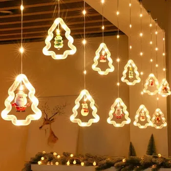 LED Luzes de Natal Cadeia de Santa Férias Decoração de Fadas Luz para o Pátio Festa de Aniversário, de Natal da Lâmpada