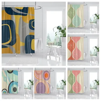 Tecido impermeável cortinas de chuveiro do Banheiro acessórios cortina cortina de Banho para chuveiro 180x200 240*200 boho decoração resumo