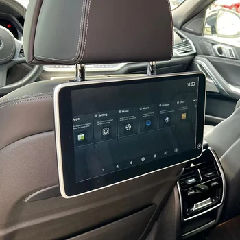 De Entretenimento do compartimento traseiro Para BMW Série 5 de 7 X5 X6 Headrest Monitor Android Multifunções da Tabuleta da Tela de Toque wi-Fi/Bluetooth/USB