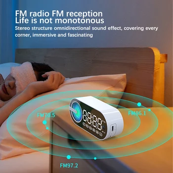 Estéreo Inteligente aparelhos de som Mini sem Fio Bluetooth Rádio FM de Longa duração