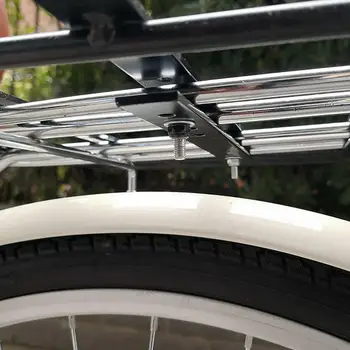 Moto de Trás da Prateleira de Mountain Bike Bicicleta de Estrada Universal Fácil Instalação Destacável do Quadro do Metal do Rack Traseiro de Carga da Cremalheira da Bicicleta de Volta Racks