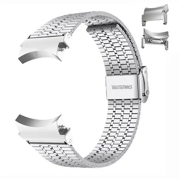 Banda de aço inoxidável Para Samsung Galaxy watch 6 4 clássico 40mm 44mm 43mm 47mm link pulseira correa Galaxy watch 4/6/5/pro Correia