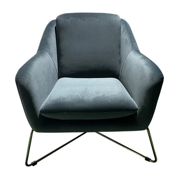 Forma simples cadeira de jantar Nórdicos veludo cadeira de jantar modernas mobiliário de aço inoxidável da cadeira de jantar