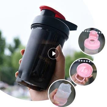 300ML Coqueteleira Blender Bottle Inoxidável com Batedor de Bola de Plástico BPA Livre de Shakes de Proteína Estanque para Pó Ginásio de Esporte