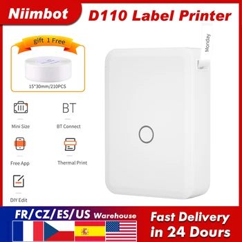 Niimbot D110 Portátil Mini Impressora Térmica De Etiquetas Sem Fio Bluetooth Adesivo Bolso Impressora Label Maker Máquina Impressora De Bolso