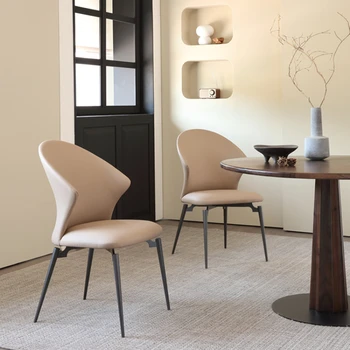 Luxo italiana Cadeiras de Encosto Simples e Moderno, Nórdicos, Cadeiras de Jantar Única Casa de Fezes Muebles Hogar Salão de Móveis de QF50DC