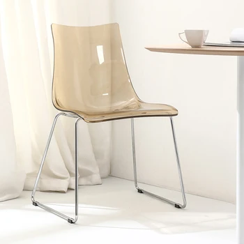 Acrílico Modernas Cadeiras Confortáveis Estética Única Prático Andar a Leitura Cadeira Office Bar Cadeira Gamer Mobiliário de Casa WJ40XP