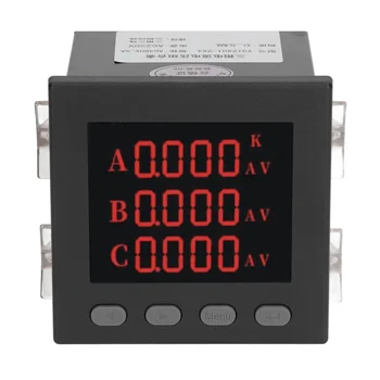Amperímetro Voltímetro AC220V Tensão de Corrente do Medidor para o Equipamento