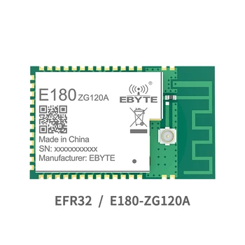 EFR32 Zigbee Módulo de RF 2.40 GHz 20dBm 1km E180-ZG120A Transceptor sem Fio Transmissor Receptor PCB IPEX Antena SMD