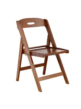 Cadeira Dobrável De Casa Para Trás Da Cadeira De Bambu, De Madeira Maciça Dobráveis De Jantar Cadeira De Escritório Cadeira Do Computador Banquinho Portátil Simples Simples