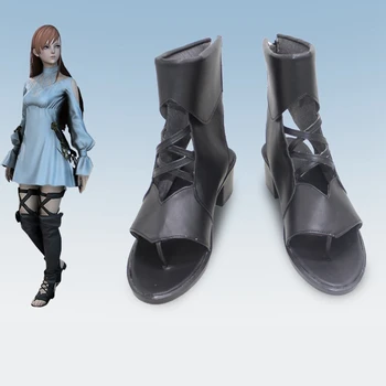 Unisex Anime Cos Final Fantasy XIV FF14 Minfilia Trajes Cosplay Sapatos Botas Tamanho Personalizado