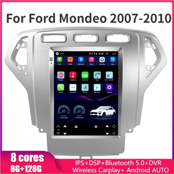 Carro GPS de Navegação Android Tesla Estilo Vertical de Tela Para Ford Mondeo 2007 2008 2009 2010 Auto-Rádio Estéreo Leitor Multimédia