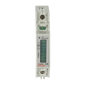 Acrel 1P contador de Energia Eléctrica Com Display LCD RS485 Modbus-RTU Comunicação Com o CE Aprovado ADL10-E/C
