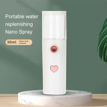 30ML Nano Pulverizador de Névoa Facial de Refrigeração Rosto Pulverizador USB Exigível Umidificador Portátil da Beleza das Mulheres de Hidratação da Pele Cuidados Ferramenta