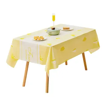 À prova de água e óleo-prova de toalha de mesa Nova casa -resistente a cozinha e lavar a luz de luxo elegante mesa toalha de mesa