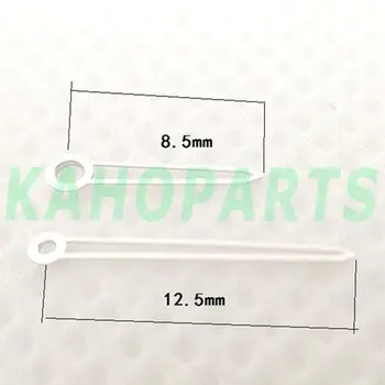 12.5 mm Guarnição de Prata ponteiros do Relógio para Hattori Epson VJ20 Movimento de Quartzo