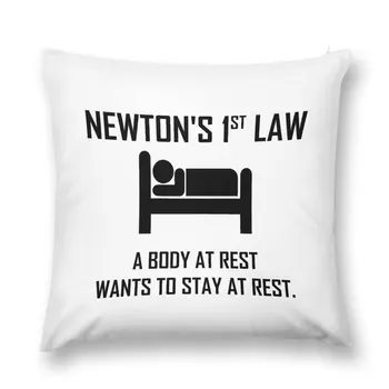 A Primeira Lei de Newton - Física Engraçado Piada de Jogar Almofadas Sofá de Cobre Para a Sala de Natal Cobre fronhas Decorativas