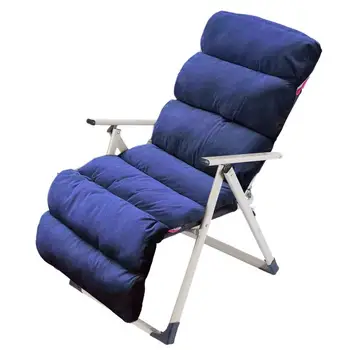 Cadeira de encosto alto Almofadas 44 X19 X 4.72 polegadas Pátio Chaise Lounge Coxim Resistente à Mancha de Poliéster Enchimento Exterior Almofada do Assento
