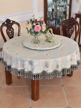 Mesa redonda esteira, estilo Europeu de alto luxo toalha de mesa