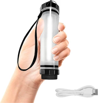Recarregável LightStick Mini Camplight Impermeável CONDUZIU a Lanterna elétrica Portátil com 2600mAh Bateria do Banco do Poder para o Acampamento de Emergência