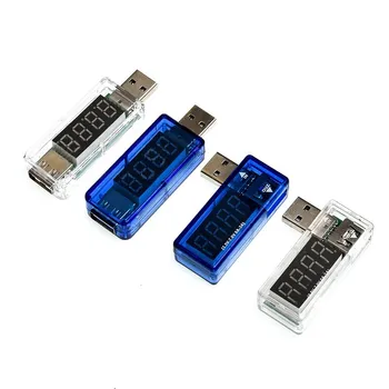 1pcs Digital USB de Alimentação Móvel de Corrente de Carga Tensão de Testador de Medidor de Mini Carregador USB Médico Voltímetro Amperímetro