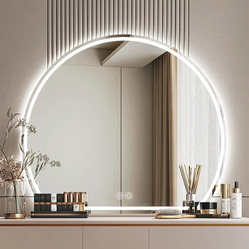 Arte Casa De Banho Espelho De Maquilhagem Lâmpada De Parede Coreano Asthetic Espelho De Maquilhagem Kawaii Criativo Ozdoby Fazer Pokoju Home Design Acessórios