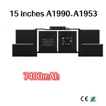 7400mAh Para a Apple, a bateria do laptop MACBOOK PRO de 15 polegadas A1990 A1953 bateria do laptop