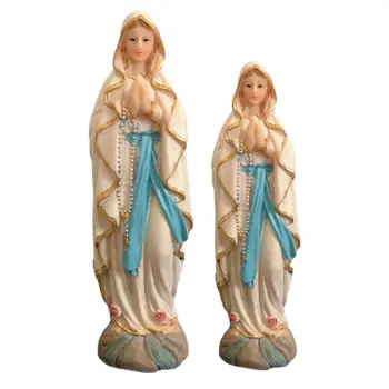 Estátua da virgem Maria Católica, a Figura de Mesa, Display de Coleta de Escultura Religiosa para Casa, Quarto, Sala de estar, Secretária da Igreja