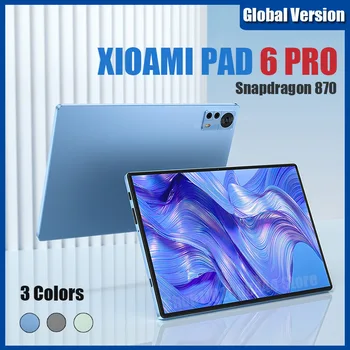 Global Original Pad 6 Pro Tablet Android 2023 Snapdragon 870 Octa Core Android 12 12 GB de 512GB de 11 Polegadas com Ecrã HD de 5G Wifi Tablet PC