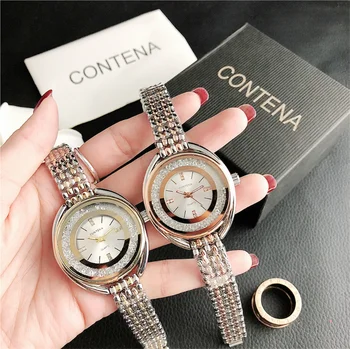 Mulheres Relógios Quartz Ladies Watch Moda Pulseira de Relógio de Femme Relógios de Pulso de Luxo para