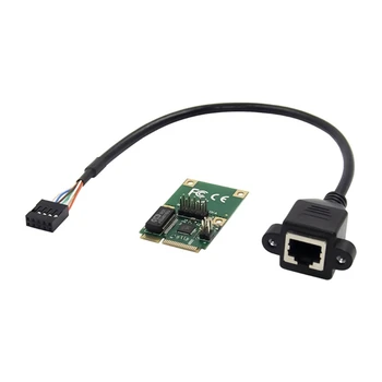 Computador portátil Mini PciE Gigabit Rj45 Placa de Adaptador de Cartão de Alta Velocidade 1000mbps Gigabit Ethernet RJ45 Dropship