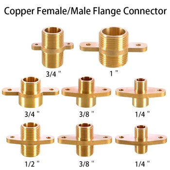 Bronze Flange Conector 1/4