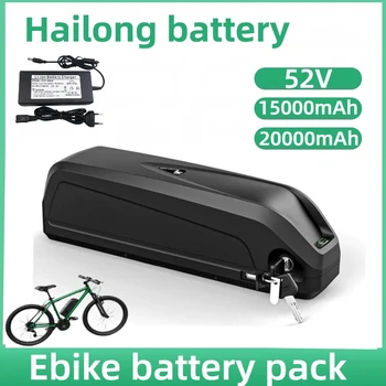 52V 15Ah 20Ah Para Hailong Ebike Bateria 30A BMS 350W 500W 750W 1000W Motor BBS02 BBS03 BBSHD Bicicleta de Montanha Elétrica
