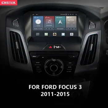 CHSTEK IPS 1280*720P DVD do Carro PX6 Android 11 Para Ford Focus 3 2011-2015 GPS Rádio CarPlay wi-Fi DSP 2 Din Chefe da Unidade de 4G LTE DAB