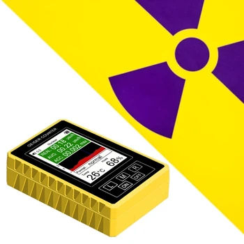 50JC Portáteis Detectores de Radiação Digital Geigers Contador de Monitores de Radiação de 4 em 1