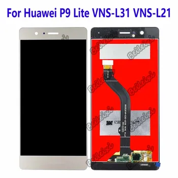 Para Huawei P9 Lite 2016 VNS-L31 L21 L22 L23 L53 AL00 L52 VNS-L62 Tela LCD Touch screen Digitalizador Assembly Para Huawei G9 Lite