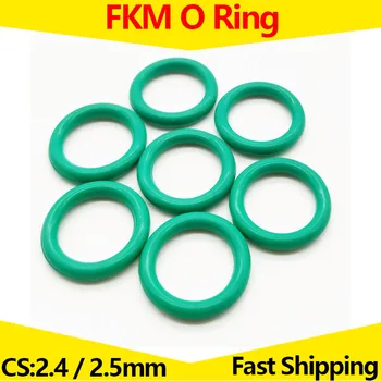 CS 2.4 mm 2,5 mm de diâmetro externo de 6 mm de 220mm Junta Mecânico, Anel de Vedação arruela de O-Ring FKM anel de Vedação Reparo