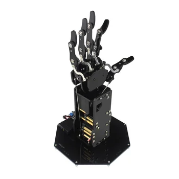UHand Bionic Robô Palma da Mão com Cinco Dedos Braço Mecânico com Sistema de Controle de Robótica Formação de professores
