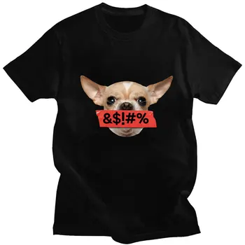 Engraçado Chihuahua Meme Imprimir T-Shirt Da Moda Harajuku T-Shirts Homens Mulheres De Algodão Macio De Grandes Dimensões Hip Hop T-Shirts De Verão Streetwear