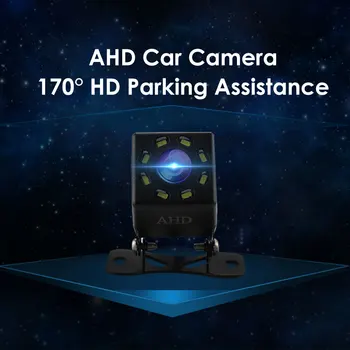 Ossuret AHD Câmara de Embalagem de Assistência Visão Noturna Automática de Estacionamento, Câmera de ré Suporte Ajustável