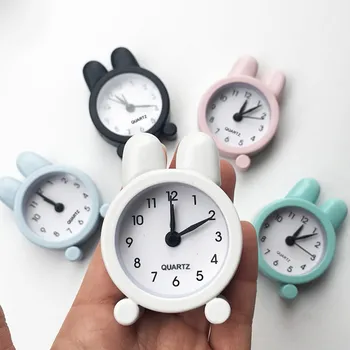 Criativo, Bonito Mini Metal Pequeno Relógio Despertador Eletrônico Pequeno Relógio Despertador De Mesa De Trabalho Para Crianças Estudantes Decoração Reloj Despertador