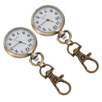 Relógio De Bolso Enfermeira Fob Chaveiro Enfermeiros Mulheres Relógios, Porta-Chaves De Enfermagem Pendurar As Chaves Do Carro