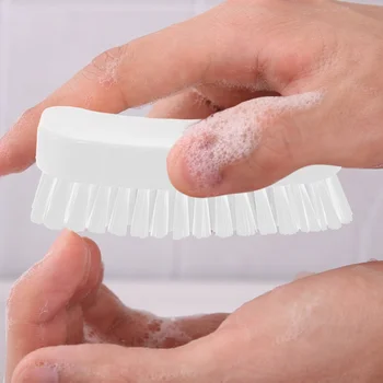Mão Unha Esfoliante de Limpeza com Escovas de Esfregar Escova de Unhas, Escova para Unhas