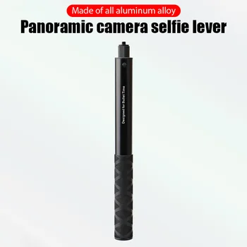 BGNing 1,2 m de Liga de Alumínio Monopé Selfie Stick para Insta360 UM R/X/UMA/EVO Câmera, Ação Estendido Identificador de Suporte