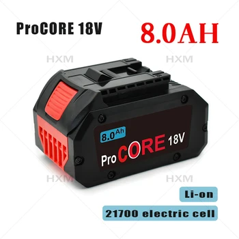 18V ProCORE 8000mAh para Bosch 18V sem fio ferramenta BAT609 BAT618 GBA18V80 21900 bateria de substituição - 21700 elétrico da célula
